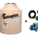 Bomba periférica más tanque de agua
